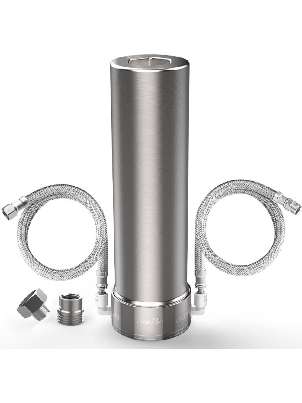 5-Stage Under Sink Water Filter System | Stainless Steel, Reduces Lead & Odor